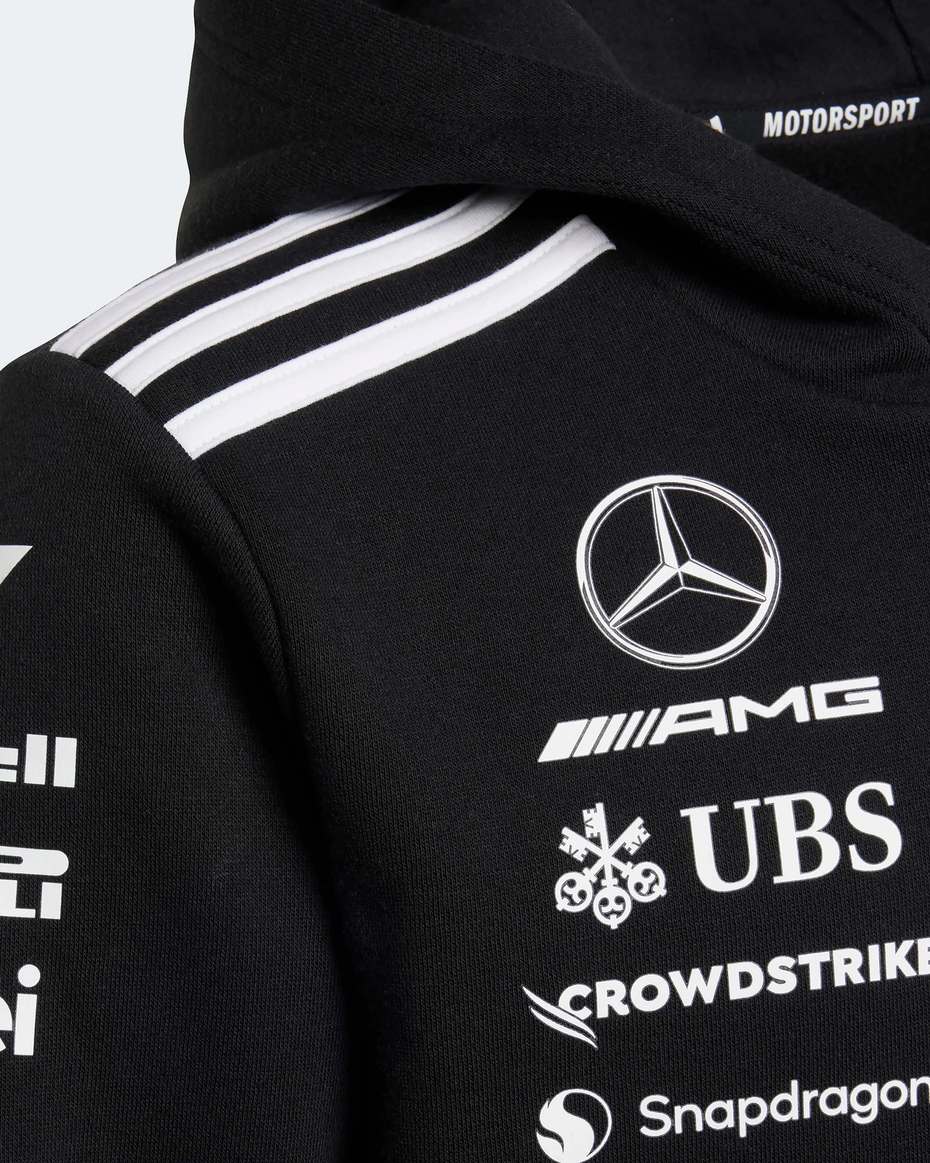 Kids 2025 Team Hoody Black - Image 3
