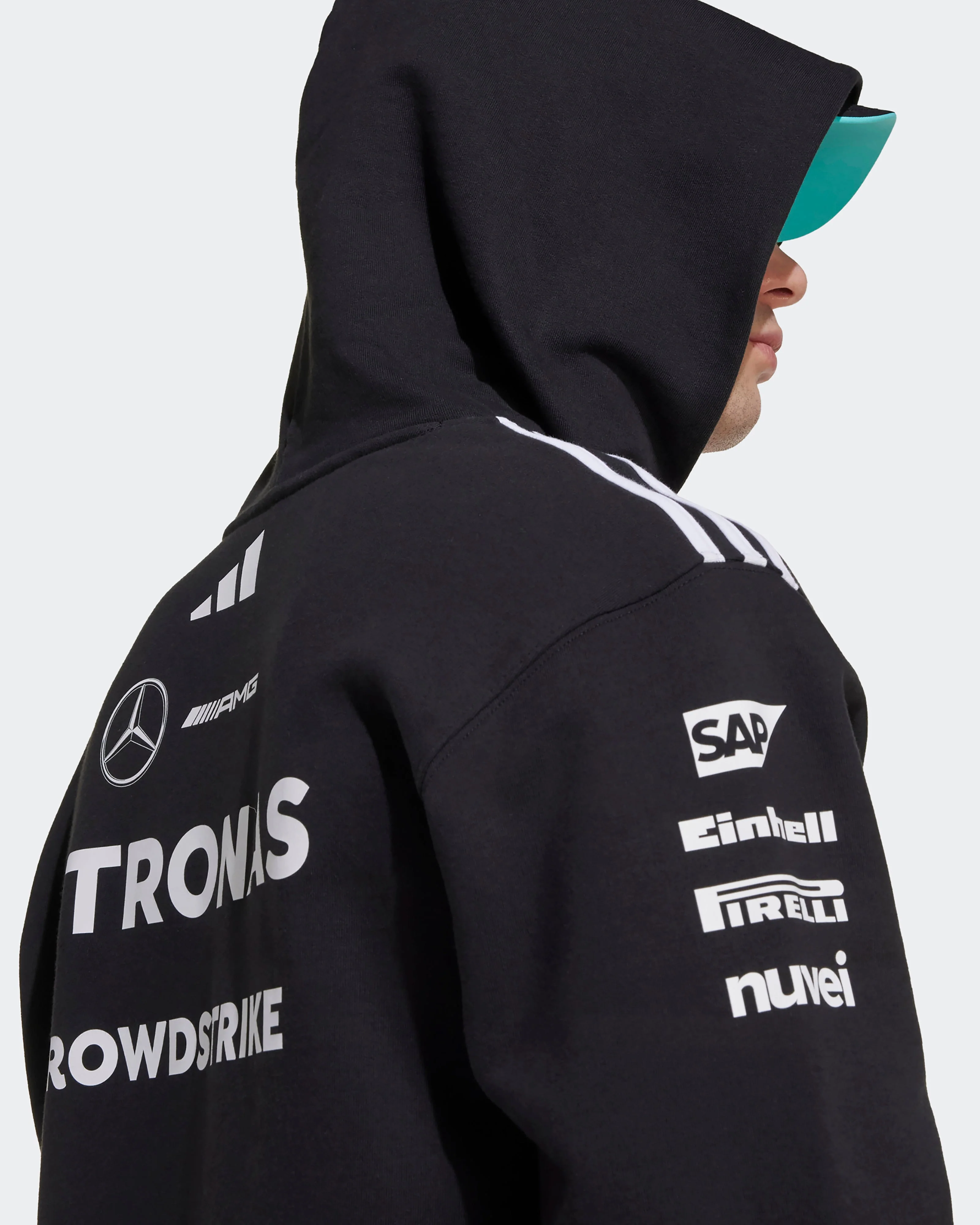 Mens 2025 Team Hoody Black - Image 6